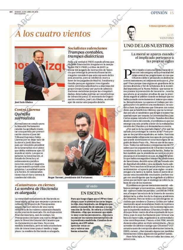 ABC MADRID 14-04-2018 página 15
