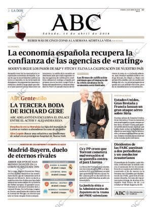 ABC MADRID 14-04-2018 página 2