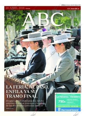 ABC SEVILLA 20-04-2018 página 1