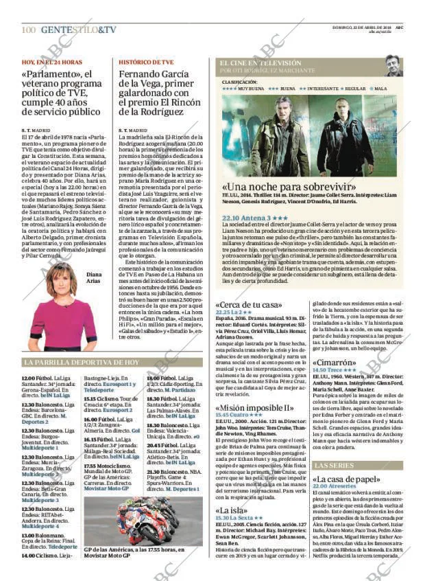 ABC MADRID 22-04-2018 página 100
