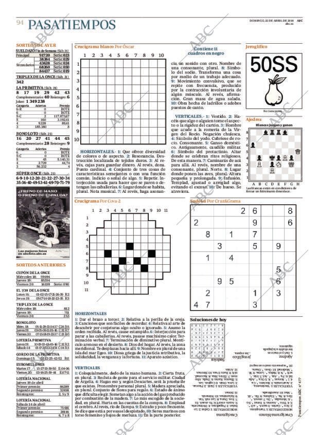 ABC MADRID 22-04-2018 página 94