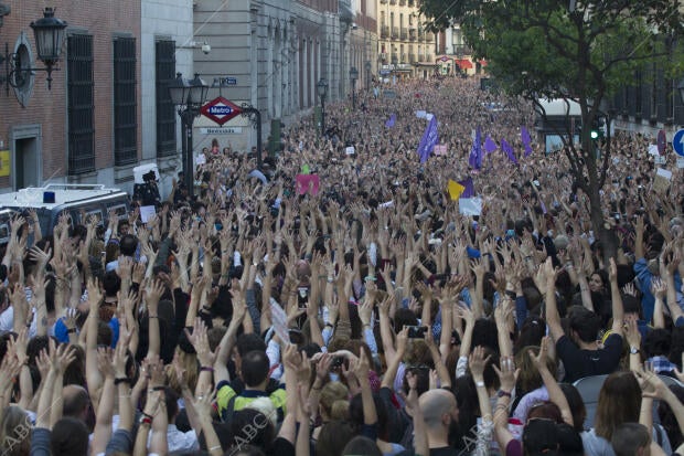 Manifestación contra la sentencia a La Manada