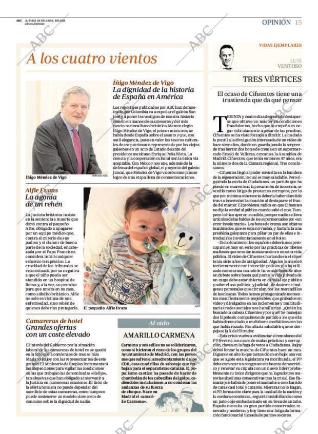 ABC MADRID 26-04-2018 página 15
