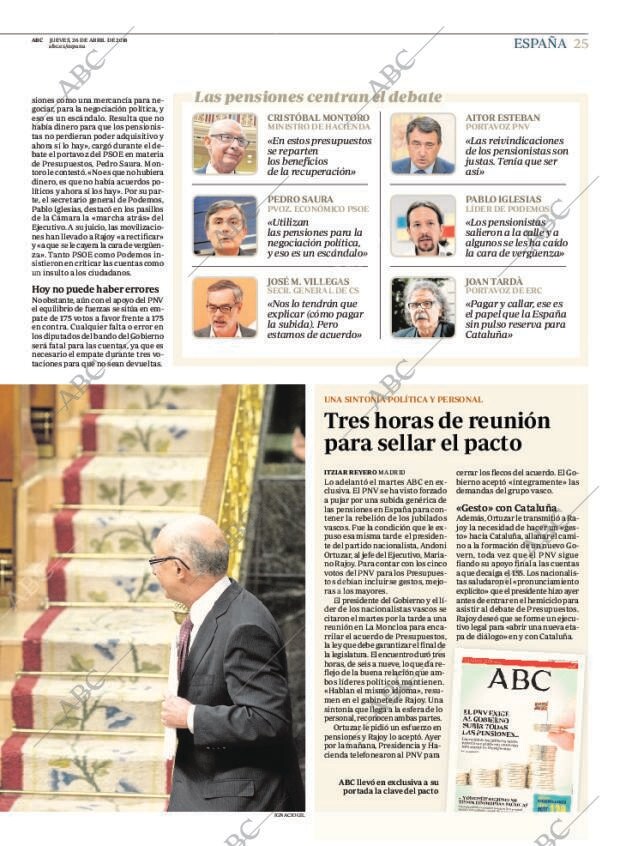 ABC MADRID 26-04-2018 página 25