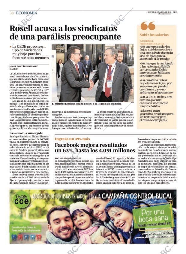 ABC MADRID 26-04-2018 página 38