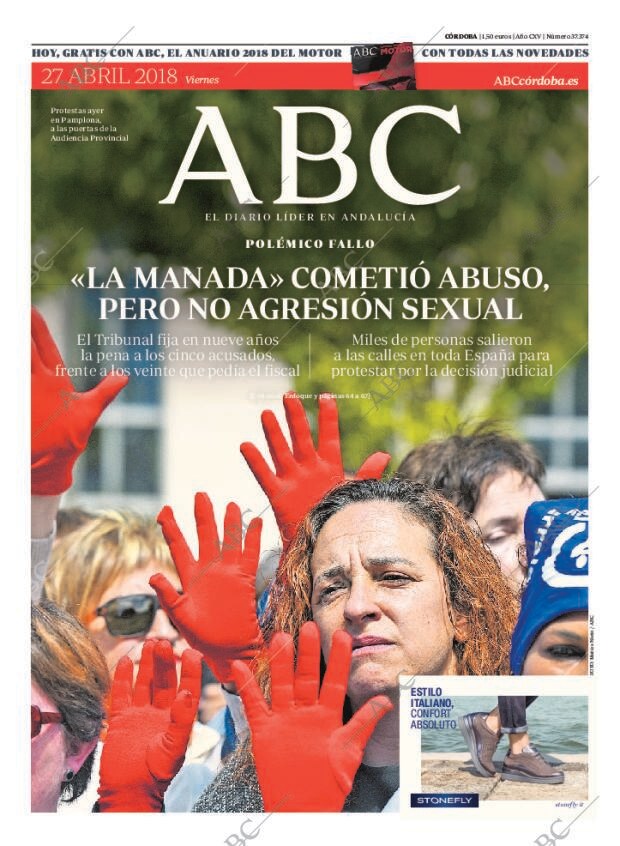 ABC CORDOBA 27-04-2018 página 1