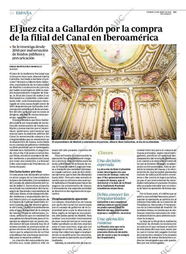 ABC MADRID 27-04-2018 página 24