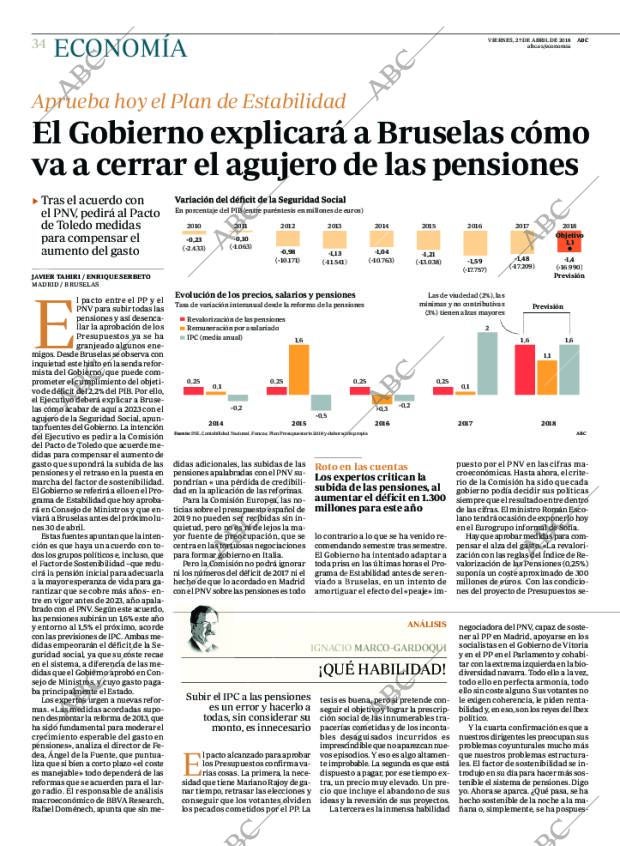 ABC MADRID 27-04-2018 página 34