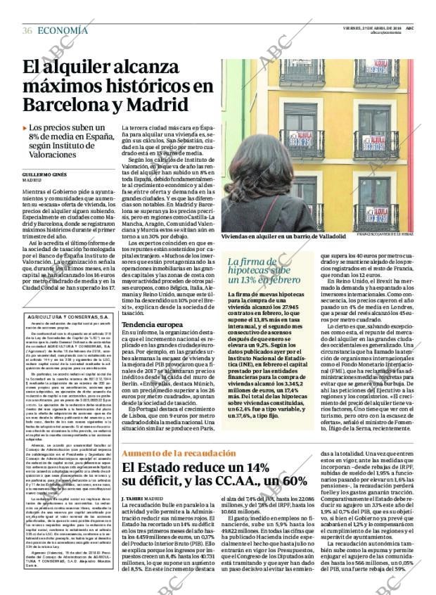 ABC MADRID 27-04-2018 página 36