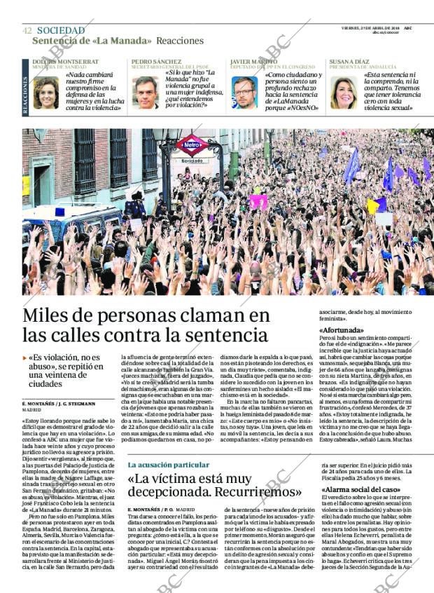 ABC MADRID 27-04-2018 página 42