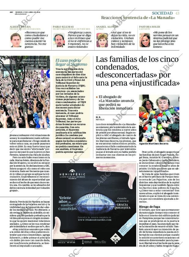 ABC MADRID 27-04-2018 página 43
