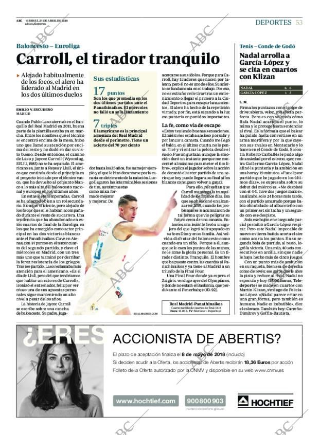 ABC MADRID 27-04-2018 página 53