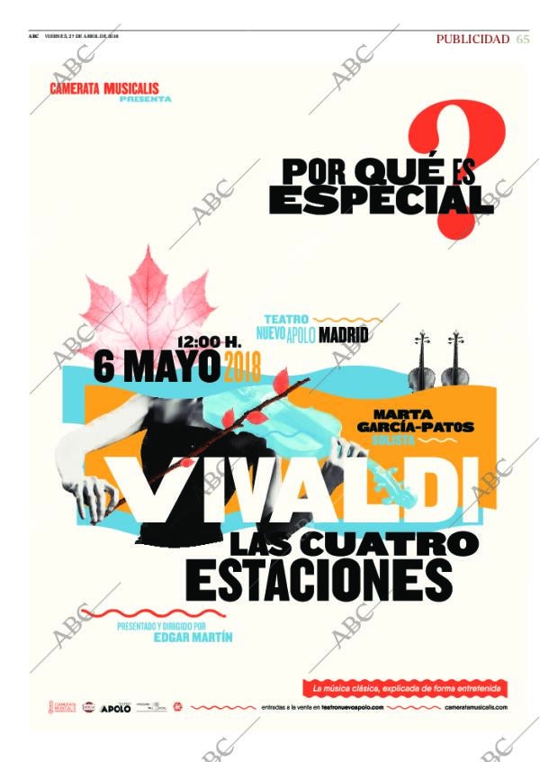 ABC MADRID 27-04-2018 página 65