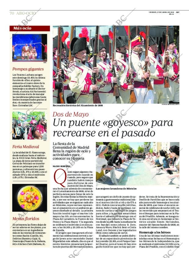 ABC MADRID 27-04-2018 página 70