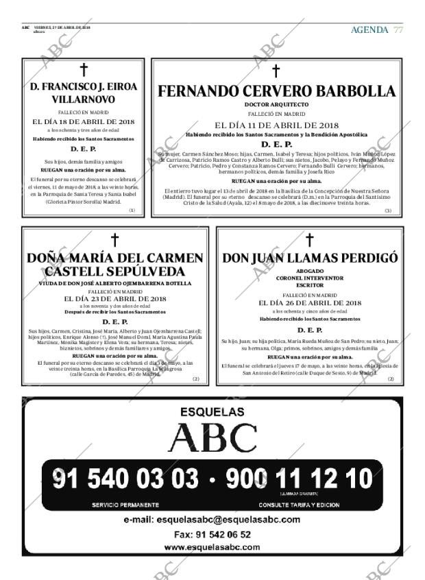 ABC MADRID 27-04-2018 página 77