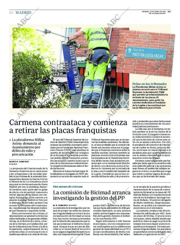 ABC MADRID 27-04-2018 página 84