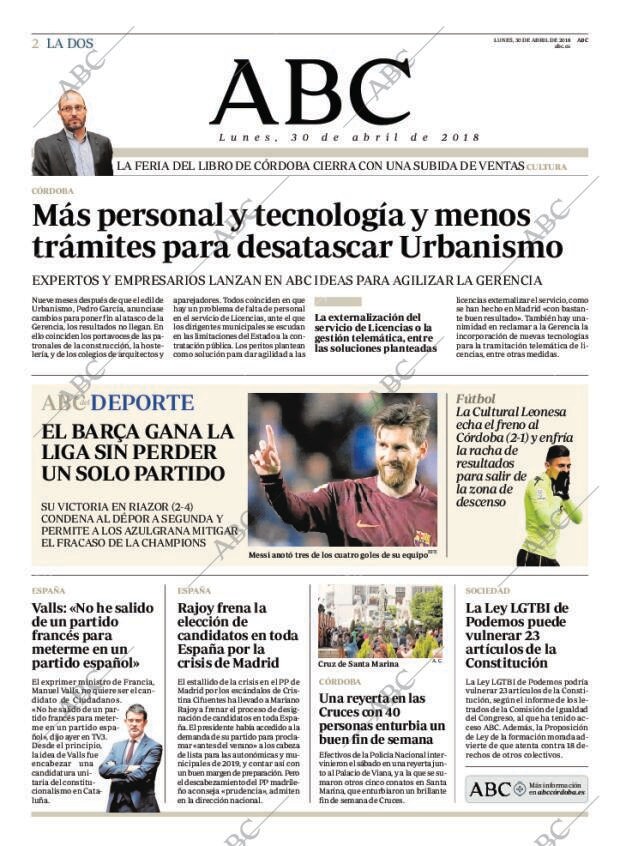 ABC CORDOBA 30-04-2018 página 2