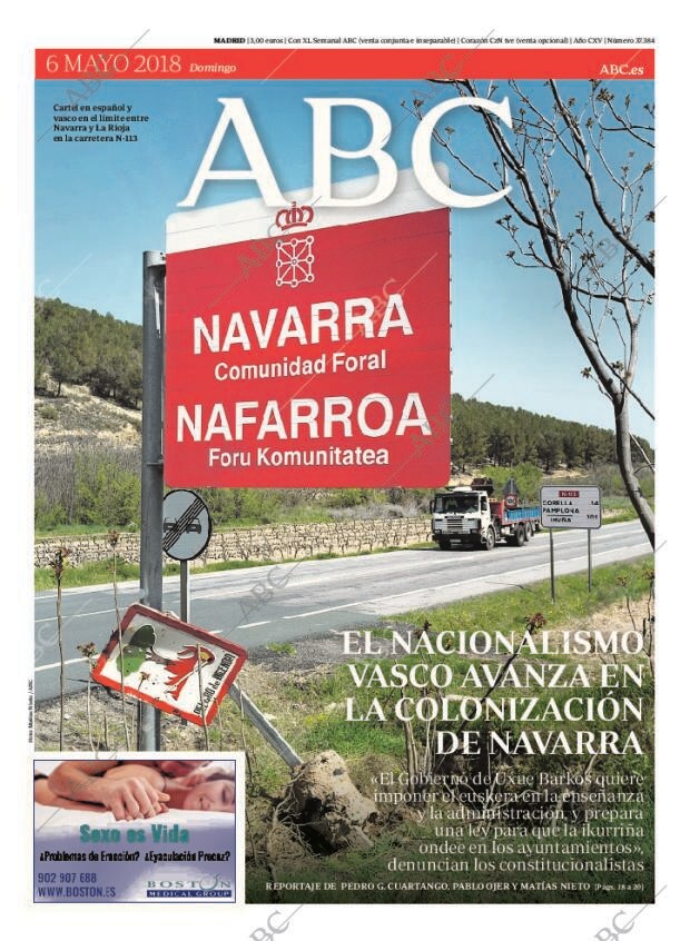 ABC MADRID 06-05-2018 página 1