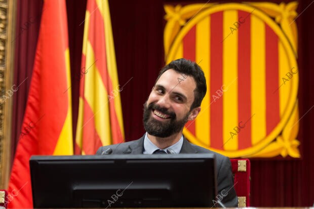 En la imagen, el presidente del Parlamento, Roger Torrent