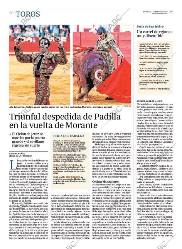 ABC MADRID 13-05-2018 página 68