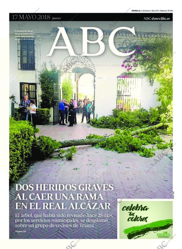 ABC SEVILLA 17-05-2018 página 1
