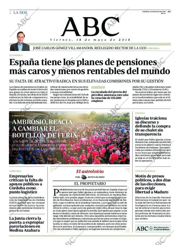 ABC CORDOBA 18-05-2018 página 2