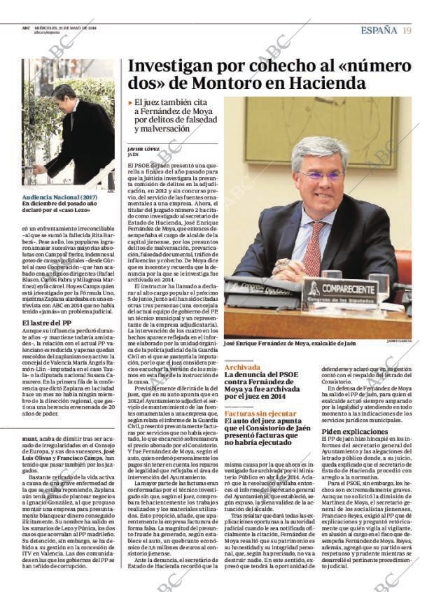 ABC MADRID 23-05-2018 página 19