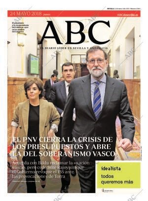 ABC SEVILLA 24-05-2018 página 1