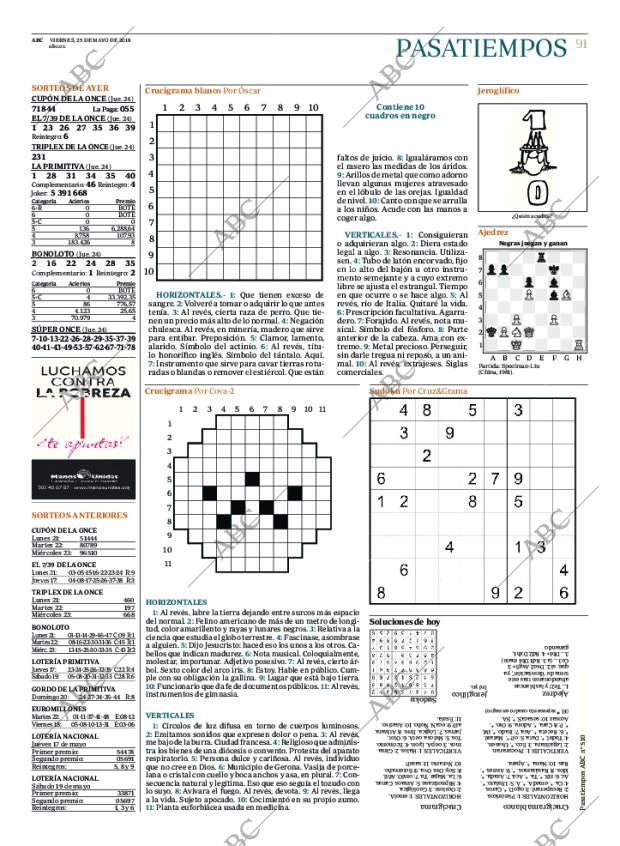 ABC MADRID 25-05-2018 página 91