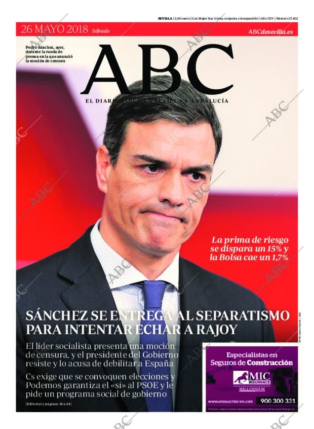 ABC SEVILLA 26-05-2018 página 1