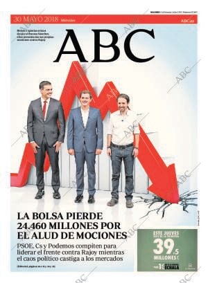 ABC MADRID 30-05-2018 página 1