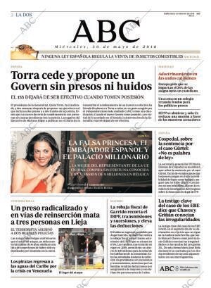 ABC MADRID 30-05-2018 página 2