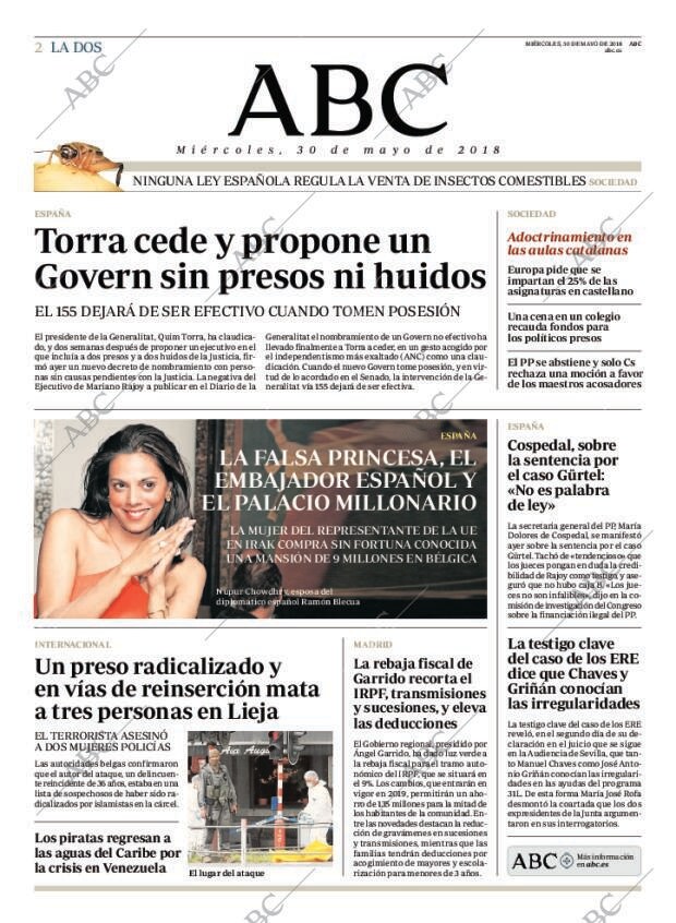 ABC MADRID 30-05-2018 página 2