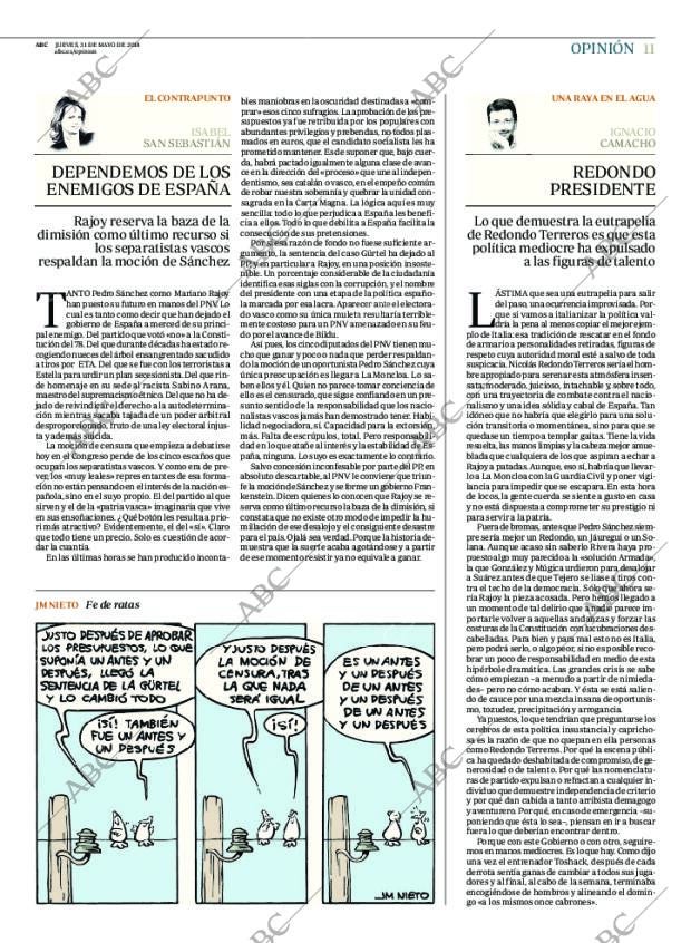 ABC MADRID 31-05-2018 página 11