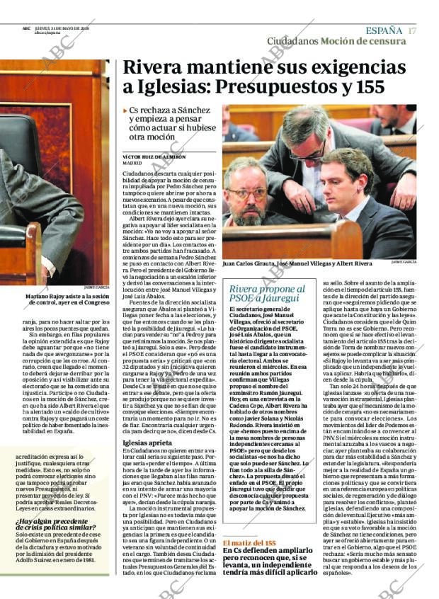ABC MADRID 31-05-2018 página 17