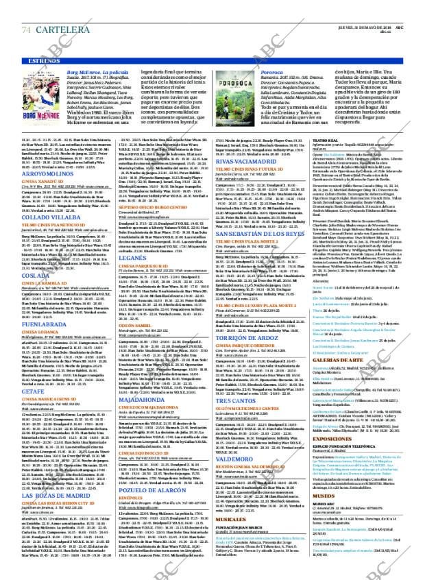 ABC MADRID 31-05-2018 página 74