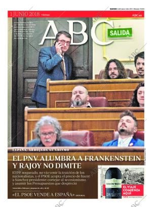 ABC MADRID 01-06-2018 página 1