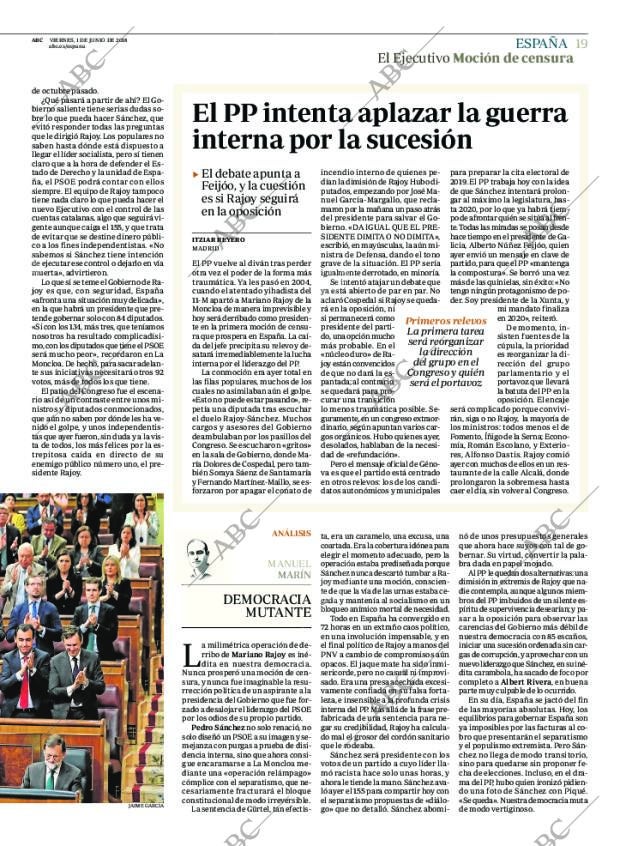 ABC MADRID 01-06-2018 página 19