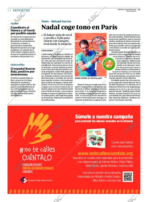 ABC MADRID 01-06-2018 página 64