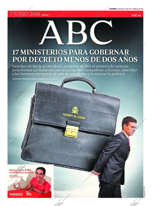 ABC MADRID 07-06-2018 página 1