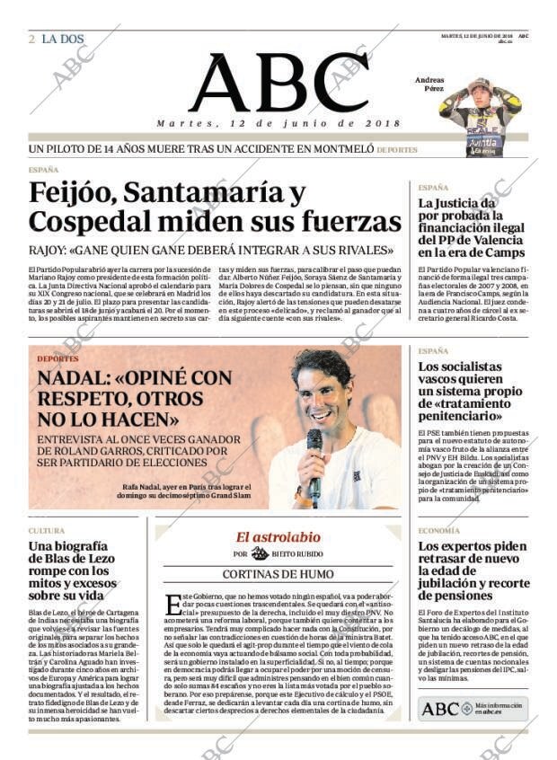 ABC MADRID 12-06-2018 página 2