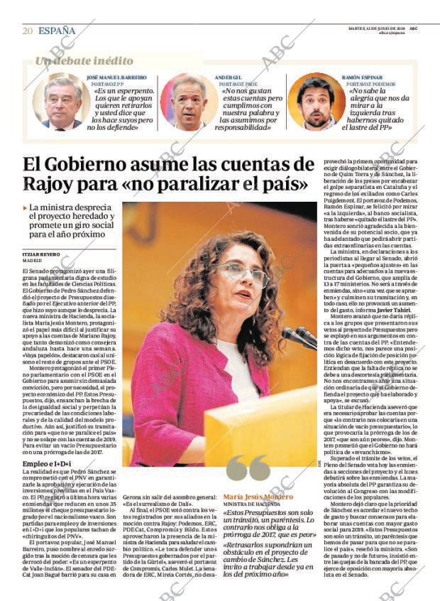 ABC MADRID 12-06-2018 página 20