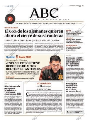 ABC MADRID 19-06-2018 página 2