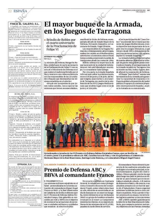 ABC MADRID 20-06-2018 página 22