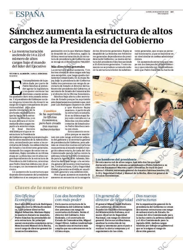 ABC MADRID 25-06-2018 página 16
