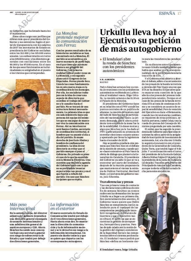 ABC MADRID 25-06-2018 página 17