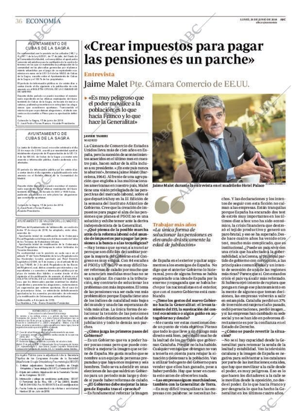 ABC MADRID 25-06-2018 página 36