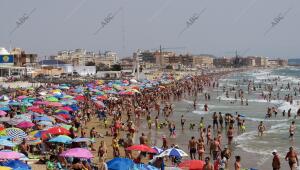 Torrevieja (Alicante), 30/06/2018. Playa de la Mata