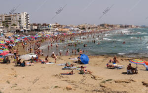 Torrevieja (Alicante), 30/06/2018. Playa de la Mata