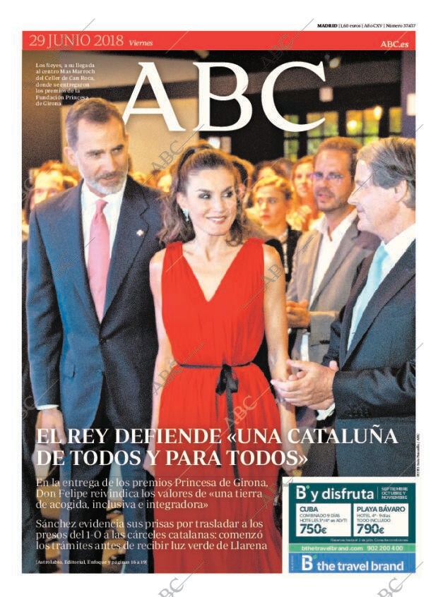 ABC MADRID 29-06-2018 página 1